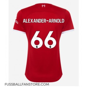 Liverpool Alexander-Arnold #66 Replik Heimtrikot Damen 2023-24 Kurzarm